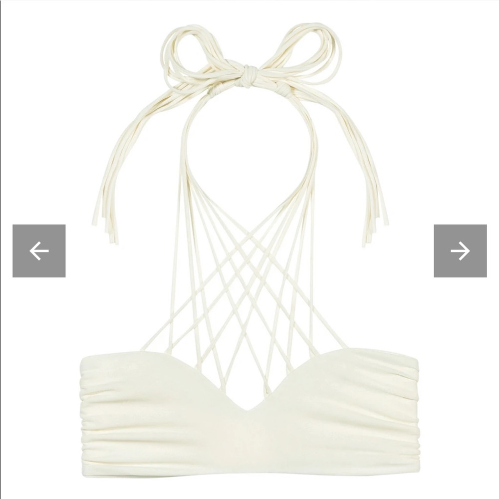 MIKOH White Kahala Bikini Top
